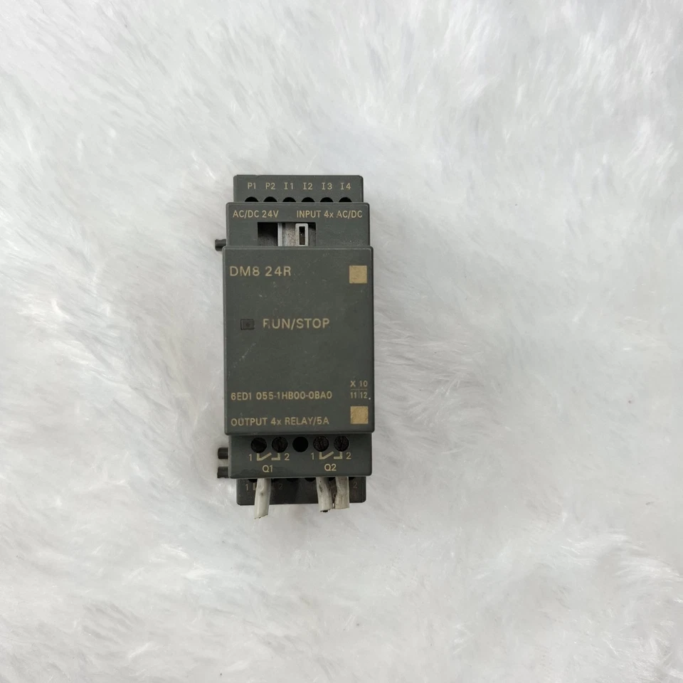 USED WORKING SIEMENS LOGO DM8 24R 6ED1055-1HB00-0BA0 EXPANSION MODULE FAST SHIP